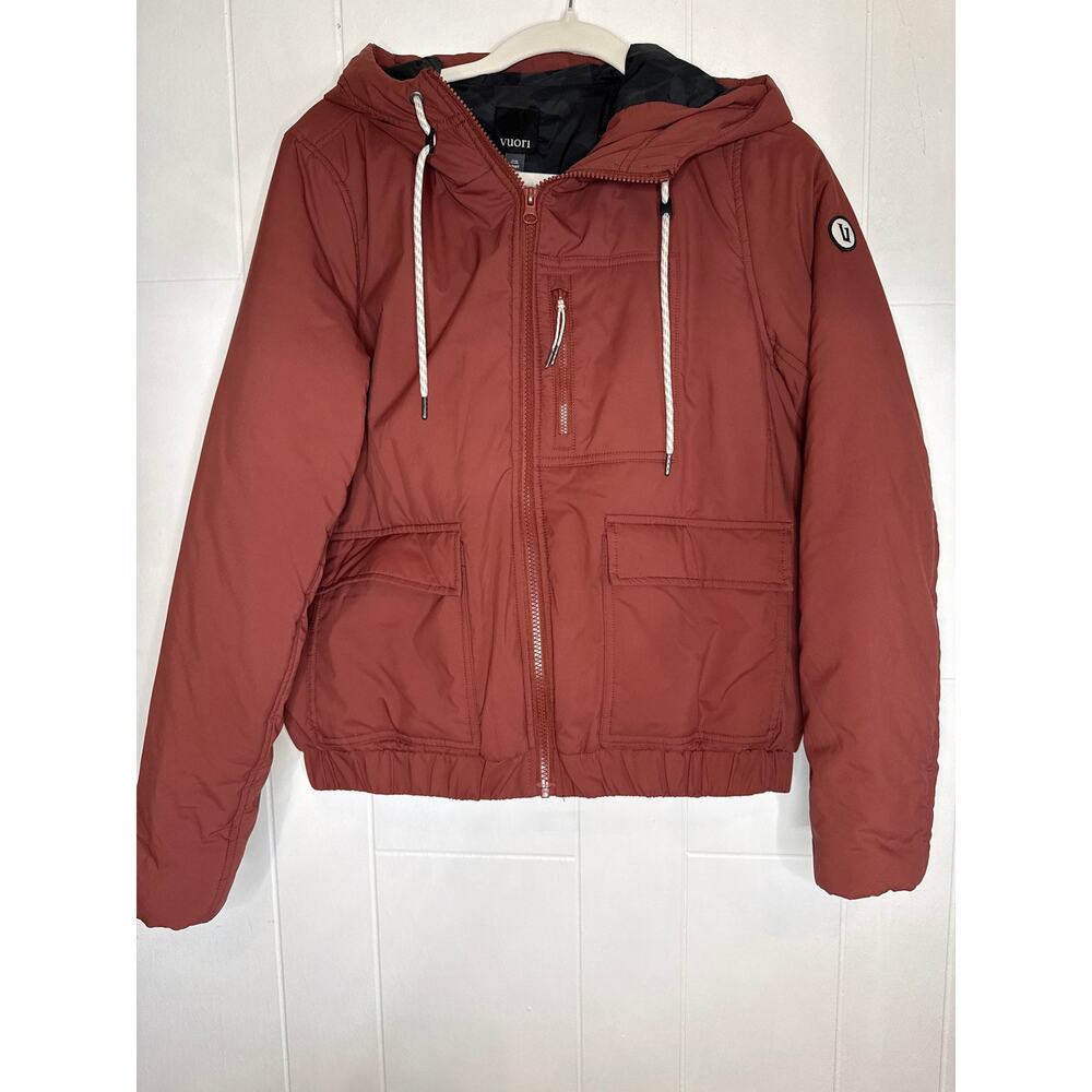 Vuori Tahoe Jacket Rust color size small
